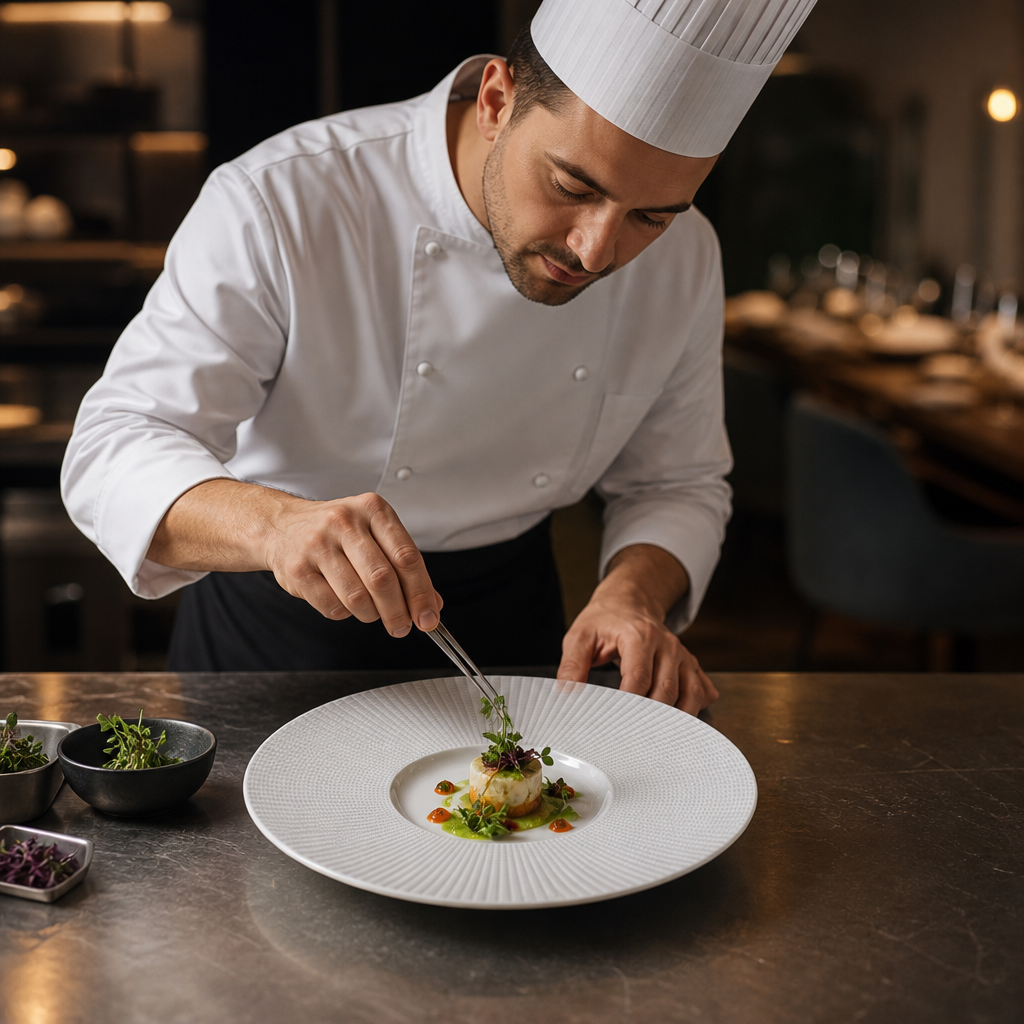 Small Well Gourmet Plates 285mm Porcelain for A La Carte & Tasting Menus (Pack of 6)