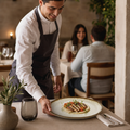Flat Plate 300mm Melamine for Rustic Dining
