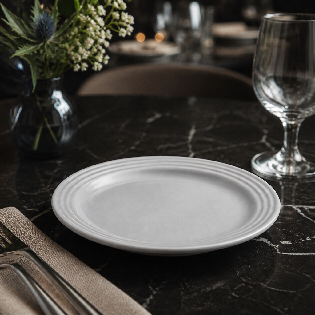 Norse Plate 152mm Grey China for Professional Use (Pack of 12)