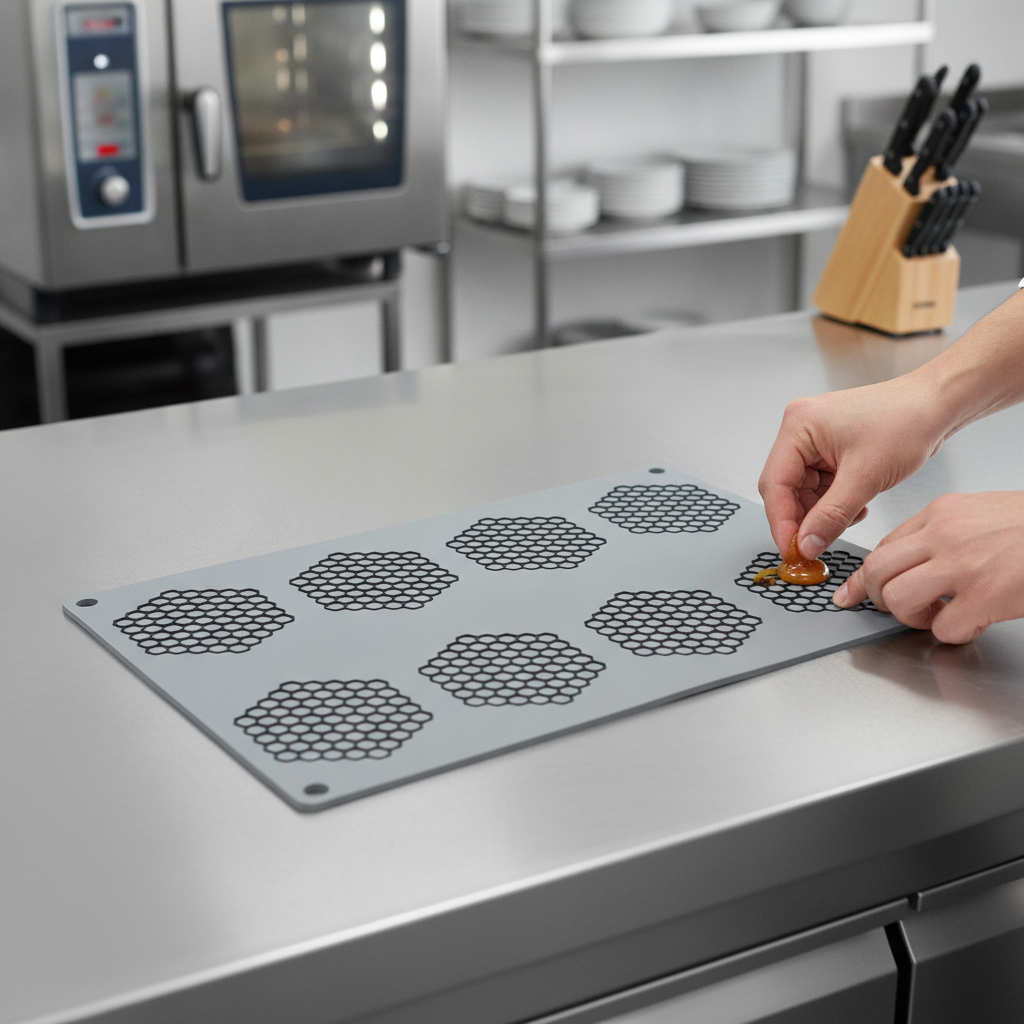 Silicone Honey Comb Mould 300x200mm for Baking & Desserts