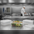 Polypropylene Rectangular Food Storage Box 2.7L for Home & Office