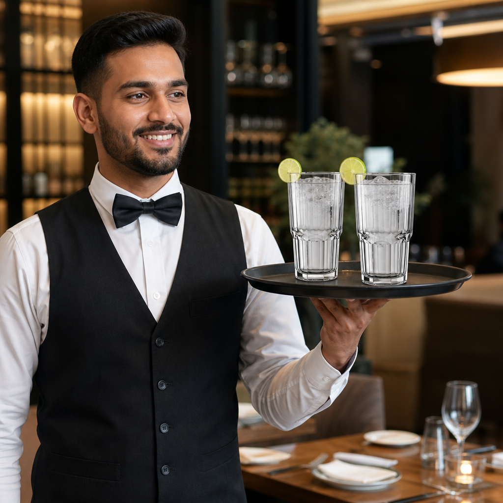 Soda Lime Long Drink Glasses 355ml for Home & Office (Pack of 48)