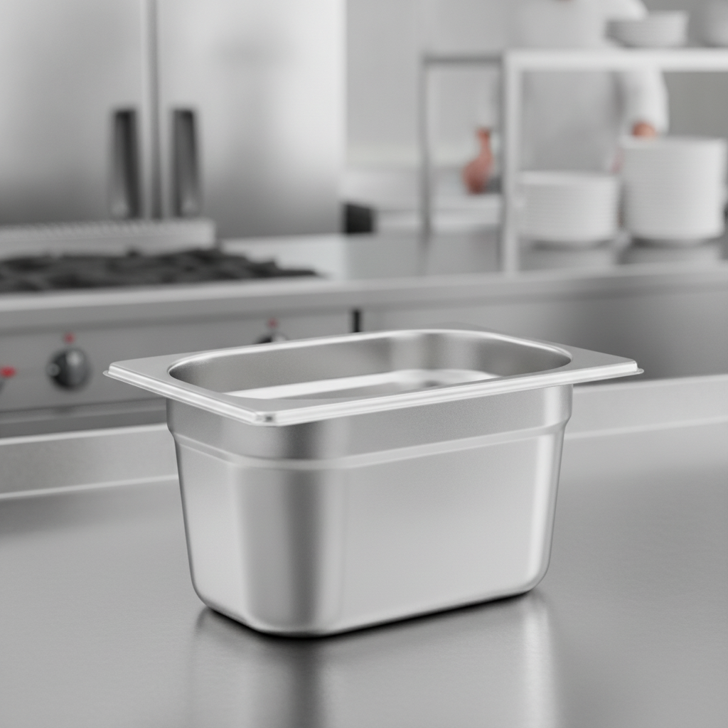 201 Stainless Steel Gastronorm Tray 800ml for Commercial Kitchens