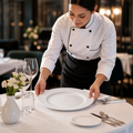Plates 254mm Fine China for Contemporary Dining (Pack of 12)