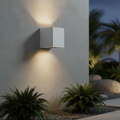 Aluminium Outdoor Wall Light with Dual Lighting Effect for Home & Garden