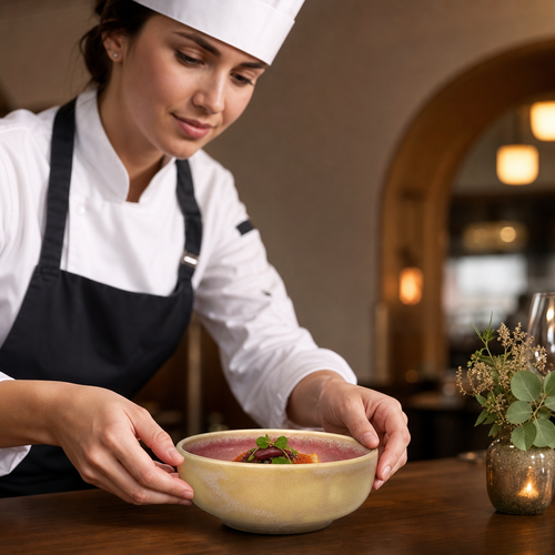 Alumina Bowl 155mm Vitrified Ceramic for All Courses (Pack of 12)