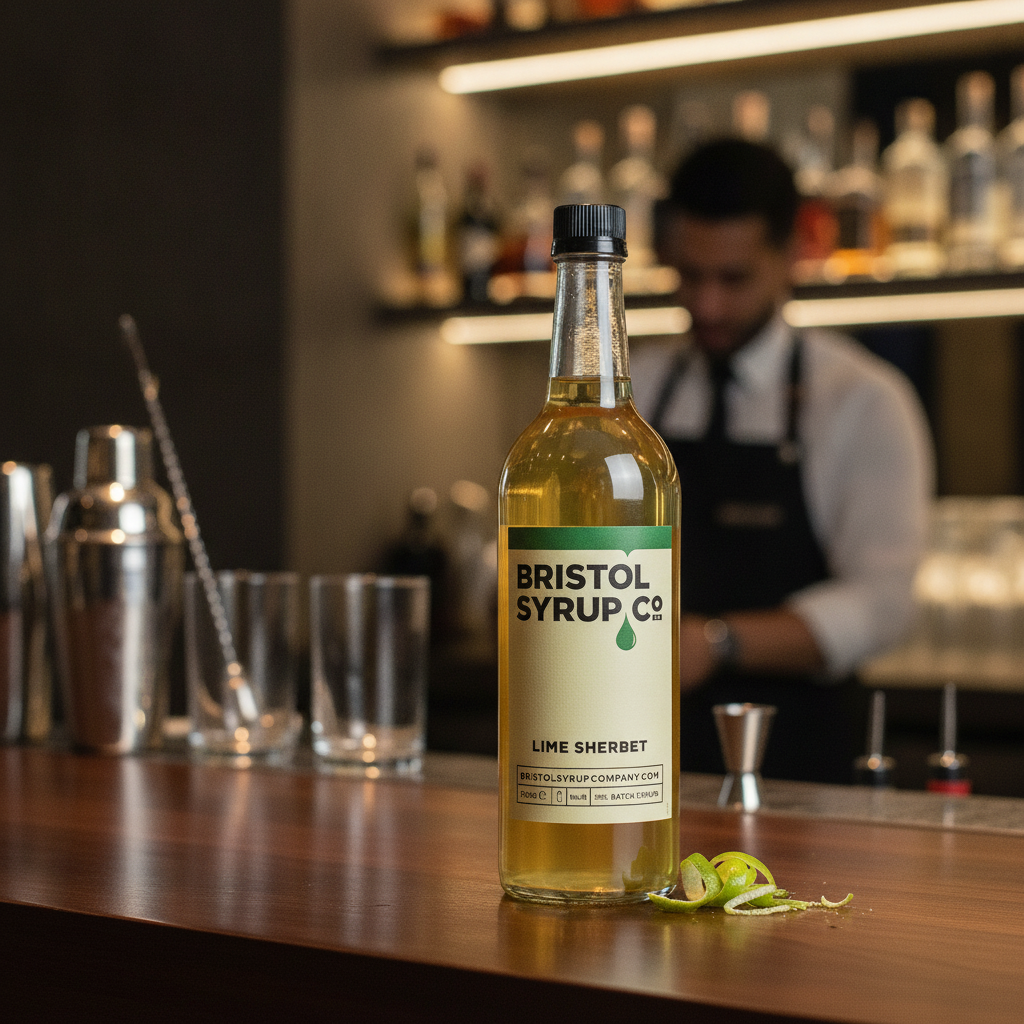 Lime Sherbet Syrup 750ml for Creative Cocktails