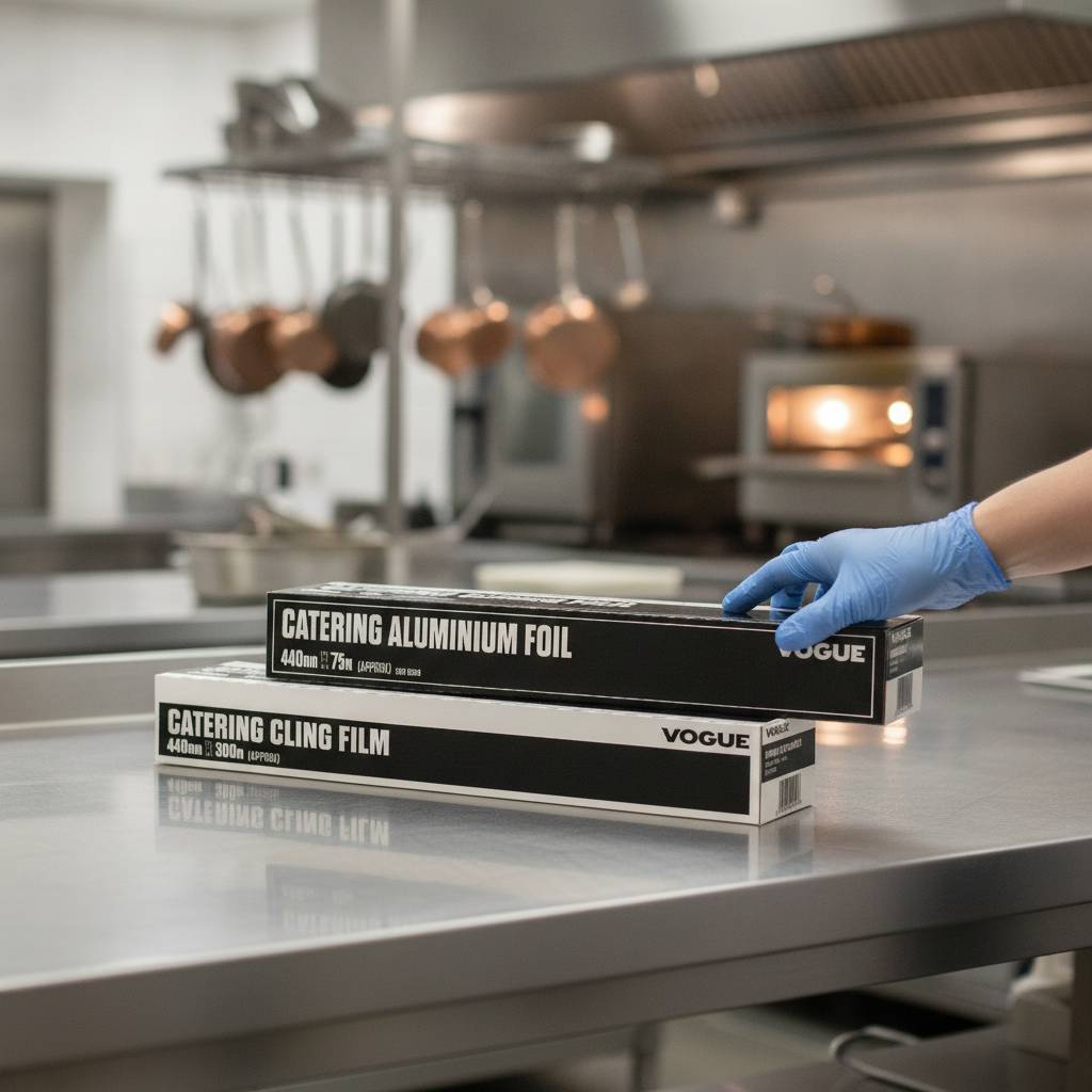 Aluminium Foil and Baking Parchment Catering Pack for Busy Kitchens (Pack of 3)