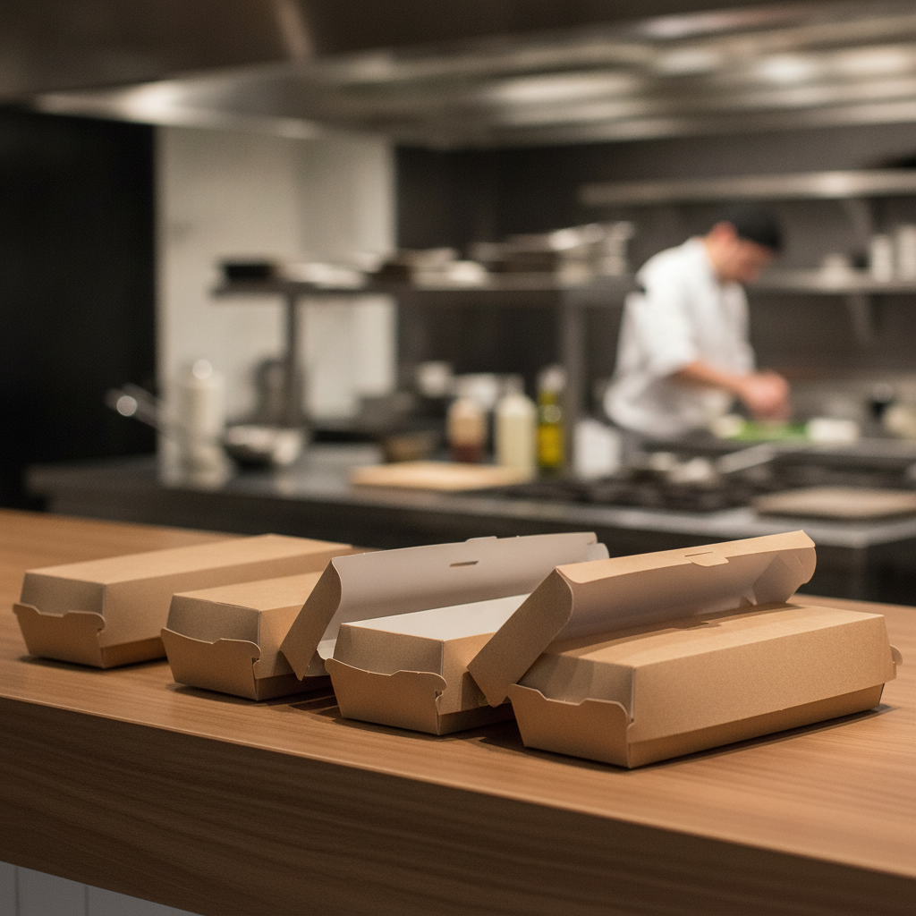 Paperboard Clamshell Hot Dog Boxes 8"x3" for Takeaway (Pack of 250)