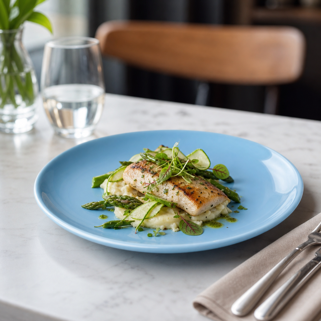 Coupe Plates 205mm Stoneware for Cafés & Restaurants (Pack of 12)