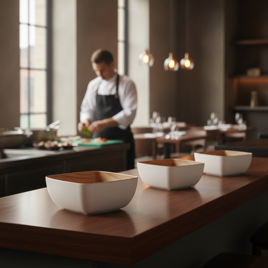 Melamine Bowl 1/6 GN for Catering Use