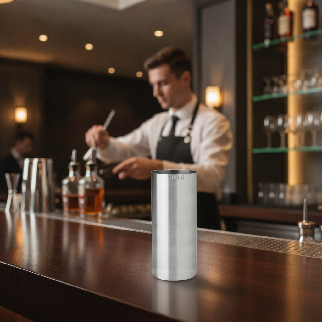 Stainless Steel Thimble Measure 200ml for Bars & Pubs