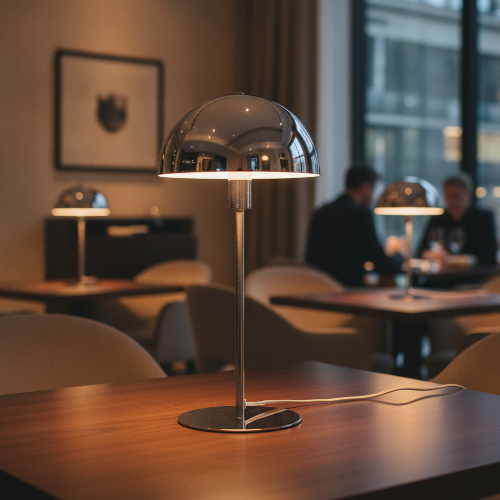 Metal Indoor Table Lamp 400mm for Modern Spaces