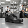 Microfibre Black Freestyle Trainers for Busy Kitchens