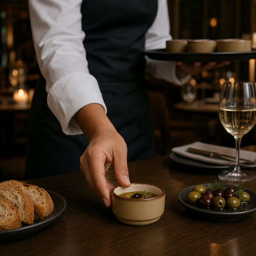 Olive Tasters Dip Pot 65mm Porcelain for Dining Experiences (Pack of 12)