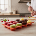 Silicone Heart Shaped Mould for Desserts (Pack of 8)