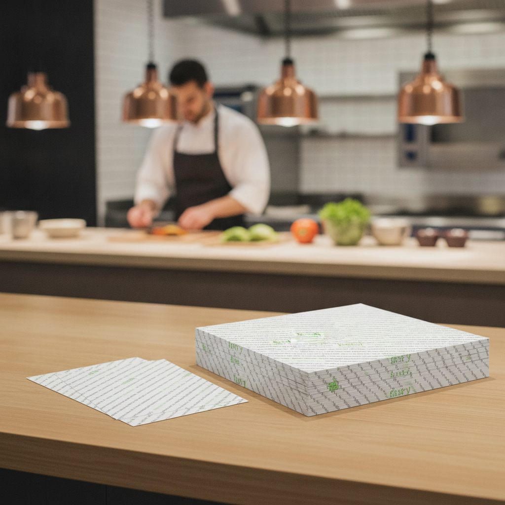 Greaseproof Paper Sheets 255 x 203mm for Food Presentation (Pack of 500)