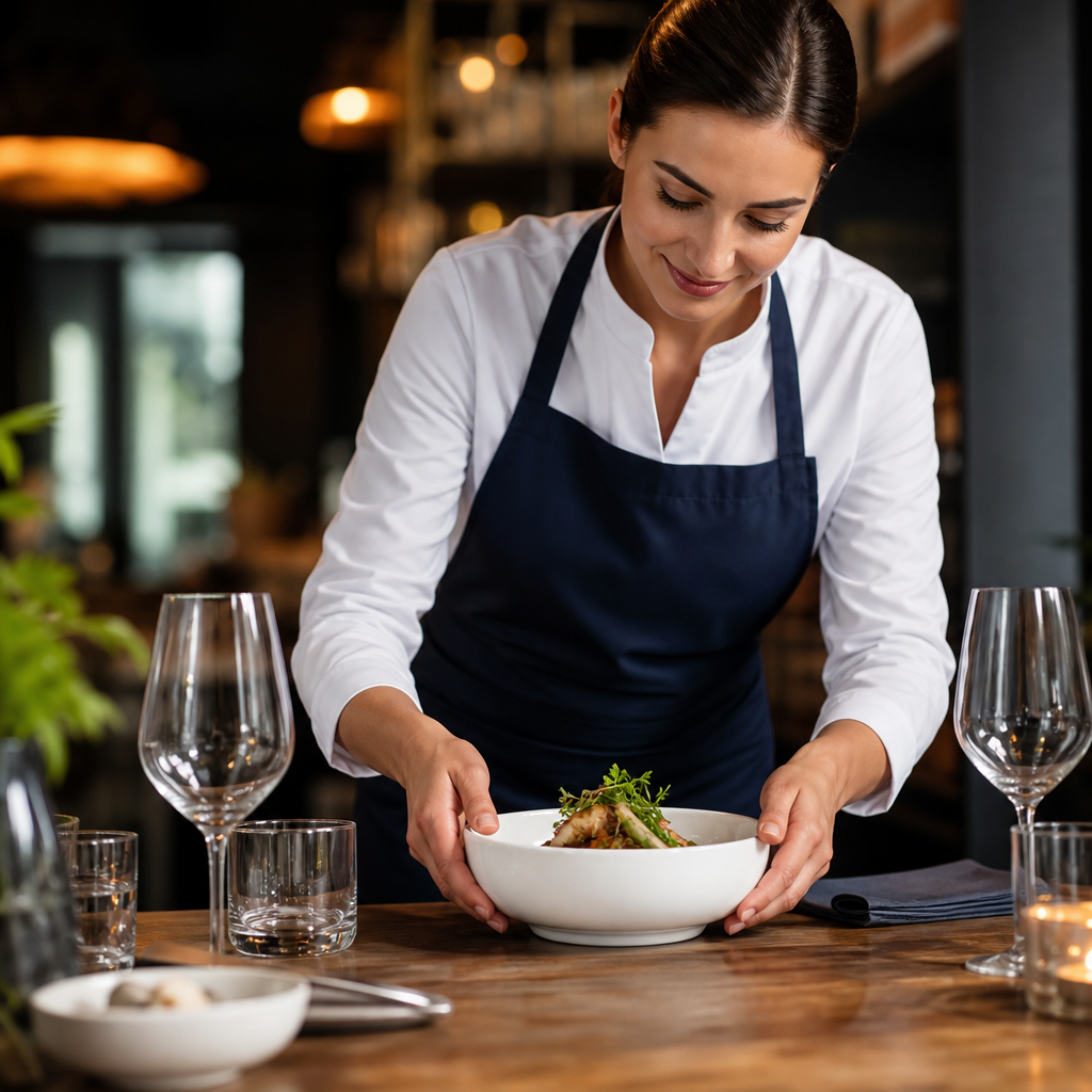 Bowls 175mm White Stoneware for Casual Dining (Pack of 12)