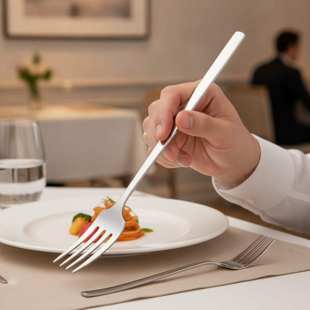 18/10 Stainless Steel Table Forks 218mm for Dining (Pack of 6)