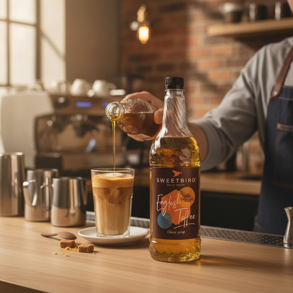 English Toffee Syrup 1L for Coffee and Smoothies