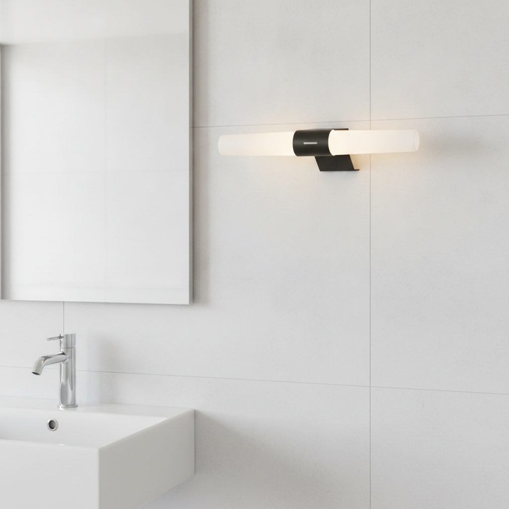 Plastic Double Indoor Wall Light for Bathrooms