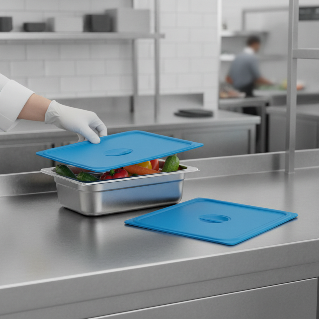 Polypropylene Seal Lid 1/2 GN for Food Safety Management