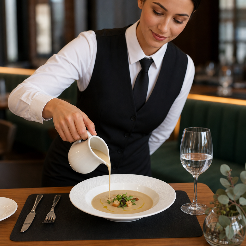Isla Rimmed Soup Bowl 500ml in White for Stylish Dining