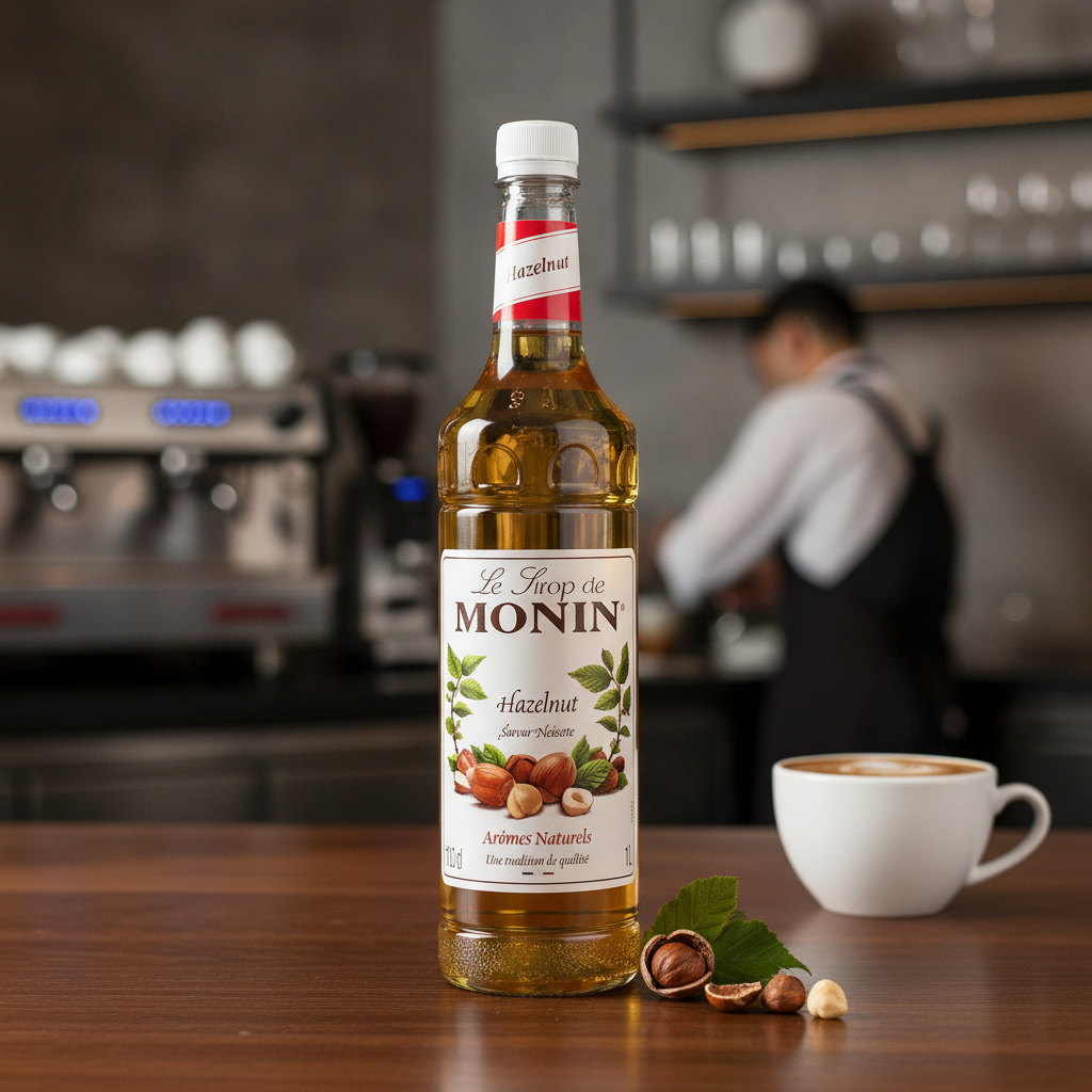 Natural Hazelnut Syrup 1L for Beverages