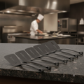 18/10 Stainless Steel Black Spatulas 280mm for Buffet Presentation (Pack of 10)
