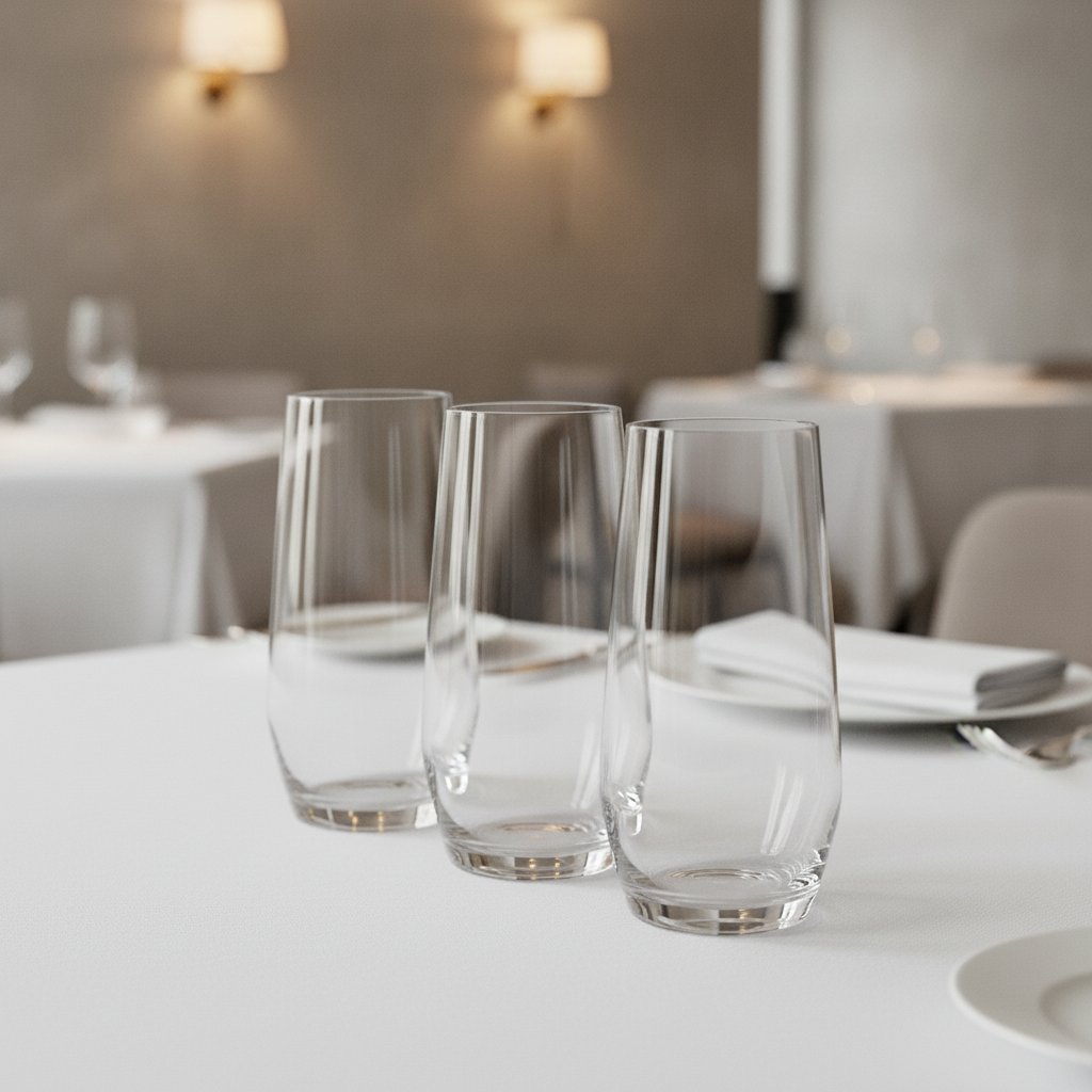 Crystal Hi Ball Glasses 357ml for Fine Dining (Pack of 6)