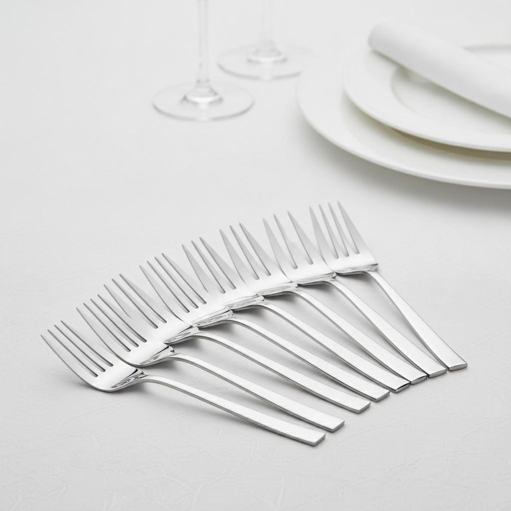 18/10 Stainless Steel Cocktail Forks for Elegant Dining (Pack of 12)