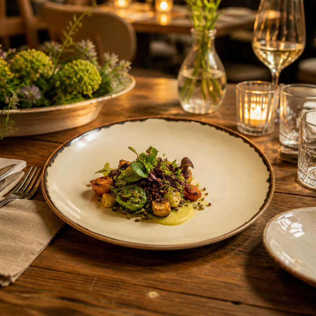 Linen Coupe Plates 217mm Porcelain for Farm-to-Table Dining (Pack of 12)