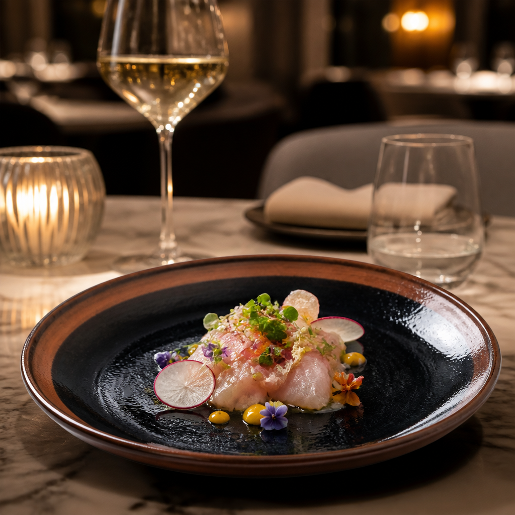 Coupe Plates 202mm Porcelain for Fine Dining Restaurants (Pack of 24)