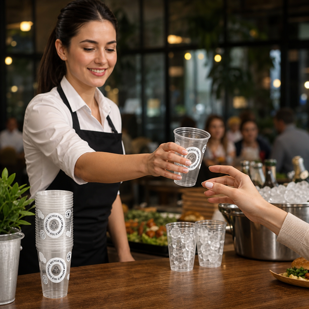 Polypropylene Flexy Pint Glasses 570ml for Outdoor Events (Pack of 1000)