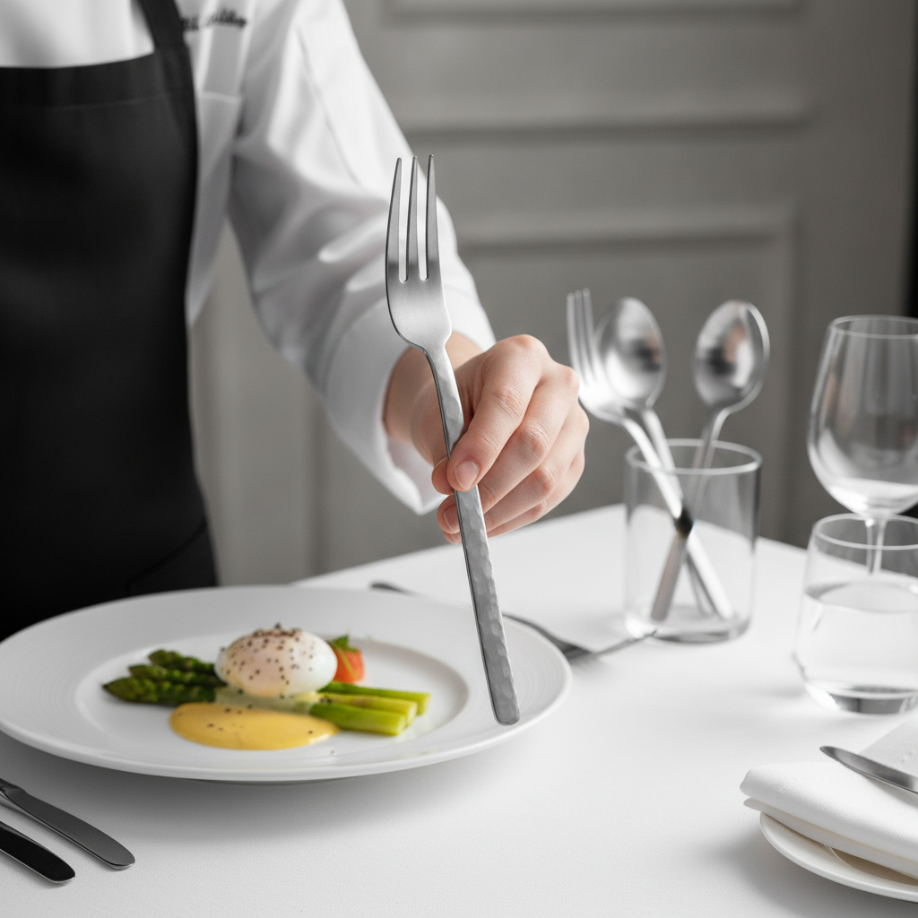 Stainless Steel XL Table Forks for Elegant Dining (Pack of 12)