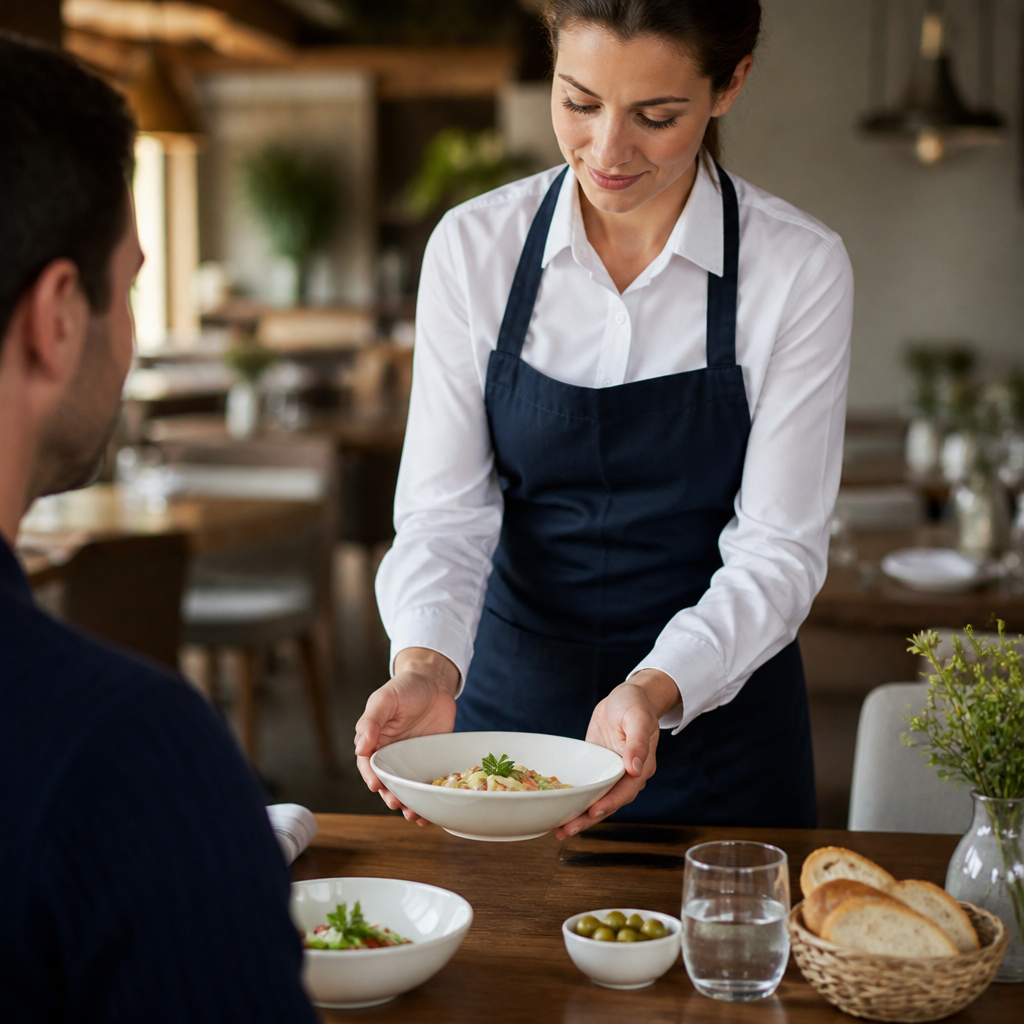 Oatmeal Bowls 150mm Ivory Stoneware for Cafés & Restaurants (Pack of 12)