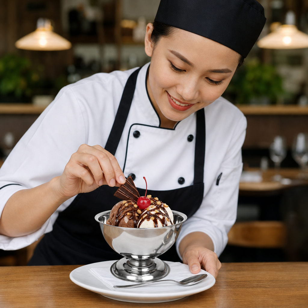 Stainless Steel Ice Cream Sundae Cup 165ml for Desserts