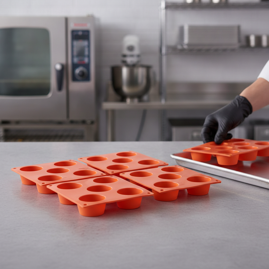 Food Safe Silicone Mini Muffin Mould for Baking (Pack of 11)