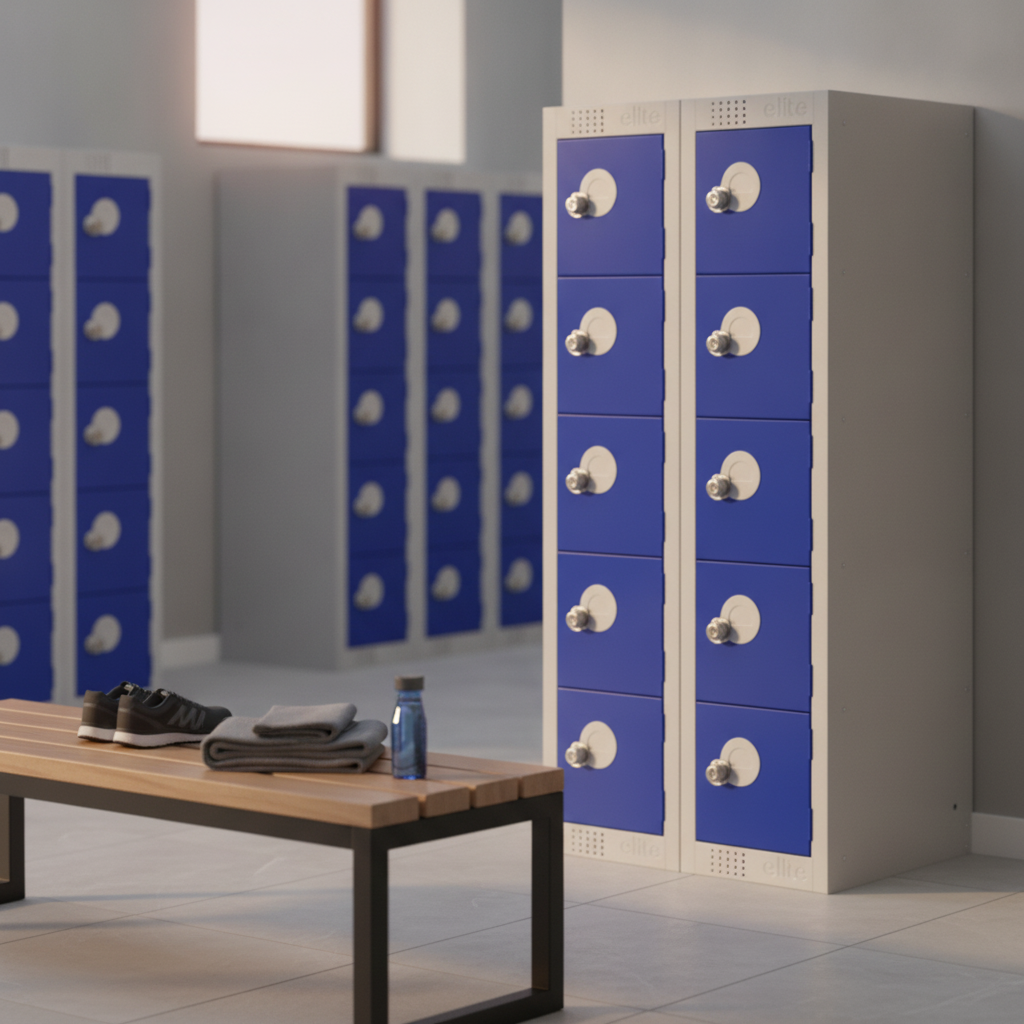 Powder Coated Steel Personal Effects Locker for Secure Storage