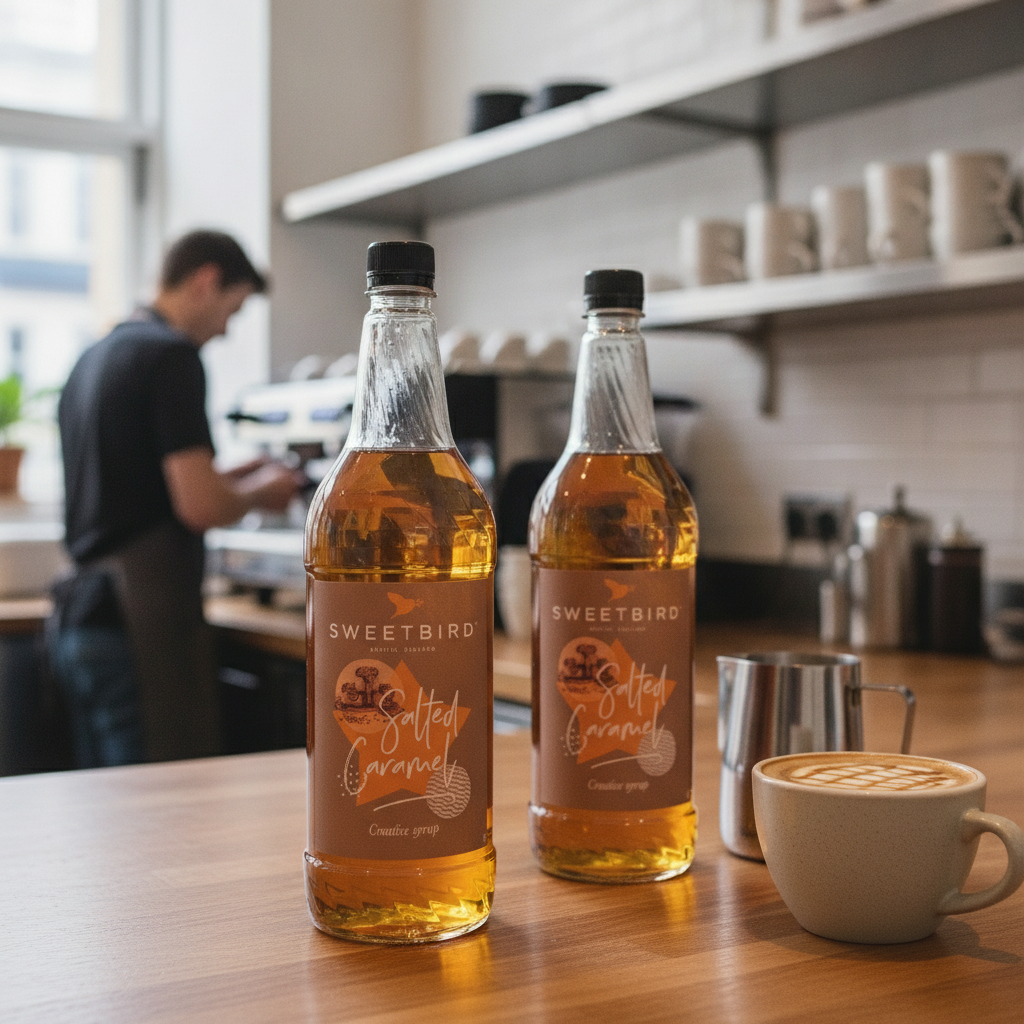 Salted Caramel Syrup 1L for Coffee and Baking