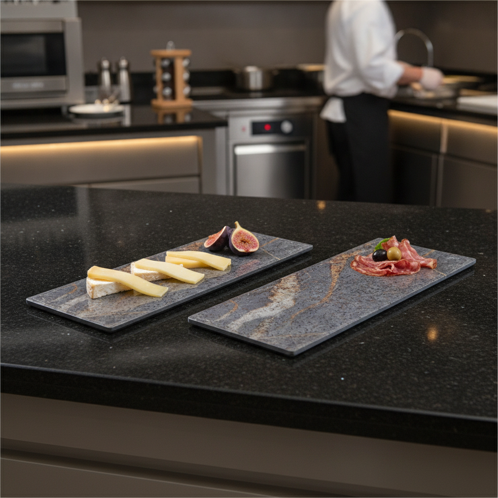 Melamine Rectangular Trays GN 2/4 for Buffet Presentations (Pack of 2)
