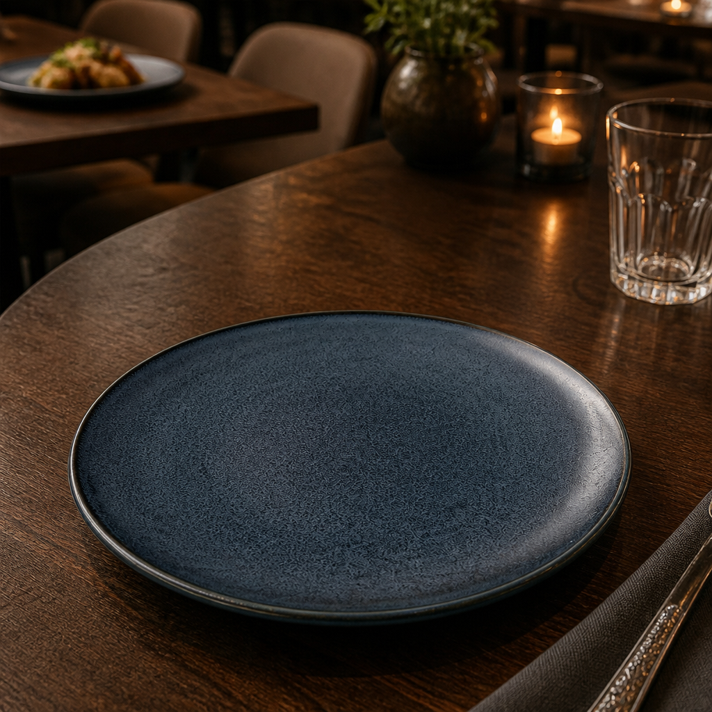 Organic Vitrified Plates 190mm China for Casual Dining (Pack of 24)