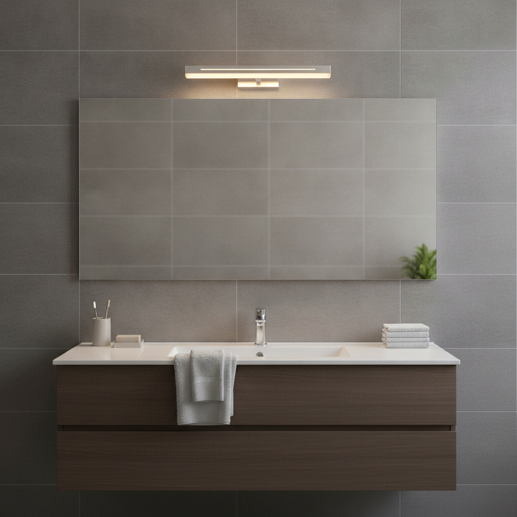Aluminium Wall Light 600mm for Modern Bathrooms