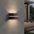 Plastic Brown Wall Light for Outdoor Spaces