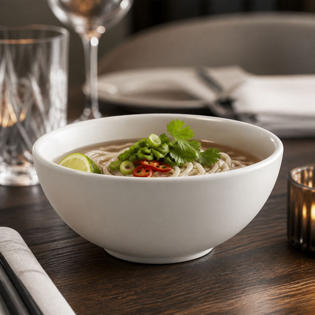 Profile Noodle Bowls 26oz in White for Professional Catering