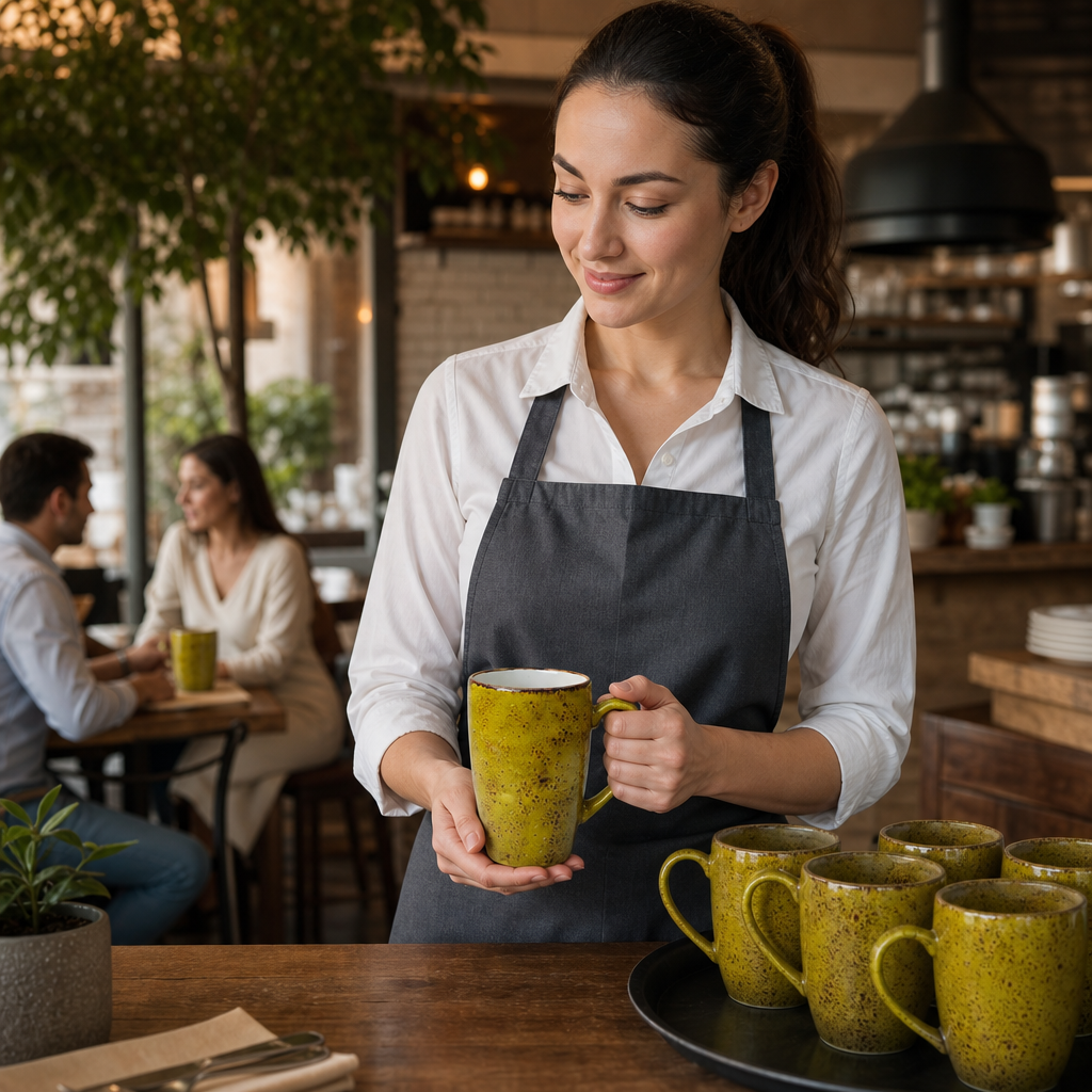 Mugs 378.55L China for Cafés & Restaurants (Pack of 12)