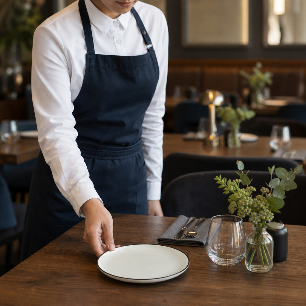 Coupe Plates 165mm Vitrified Ceramic for Restaurants & Cafés (Pack of 12)