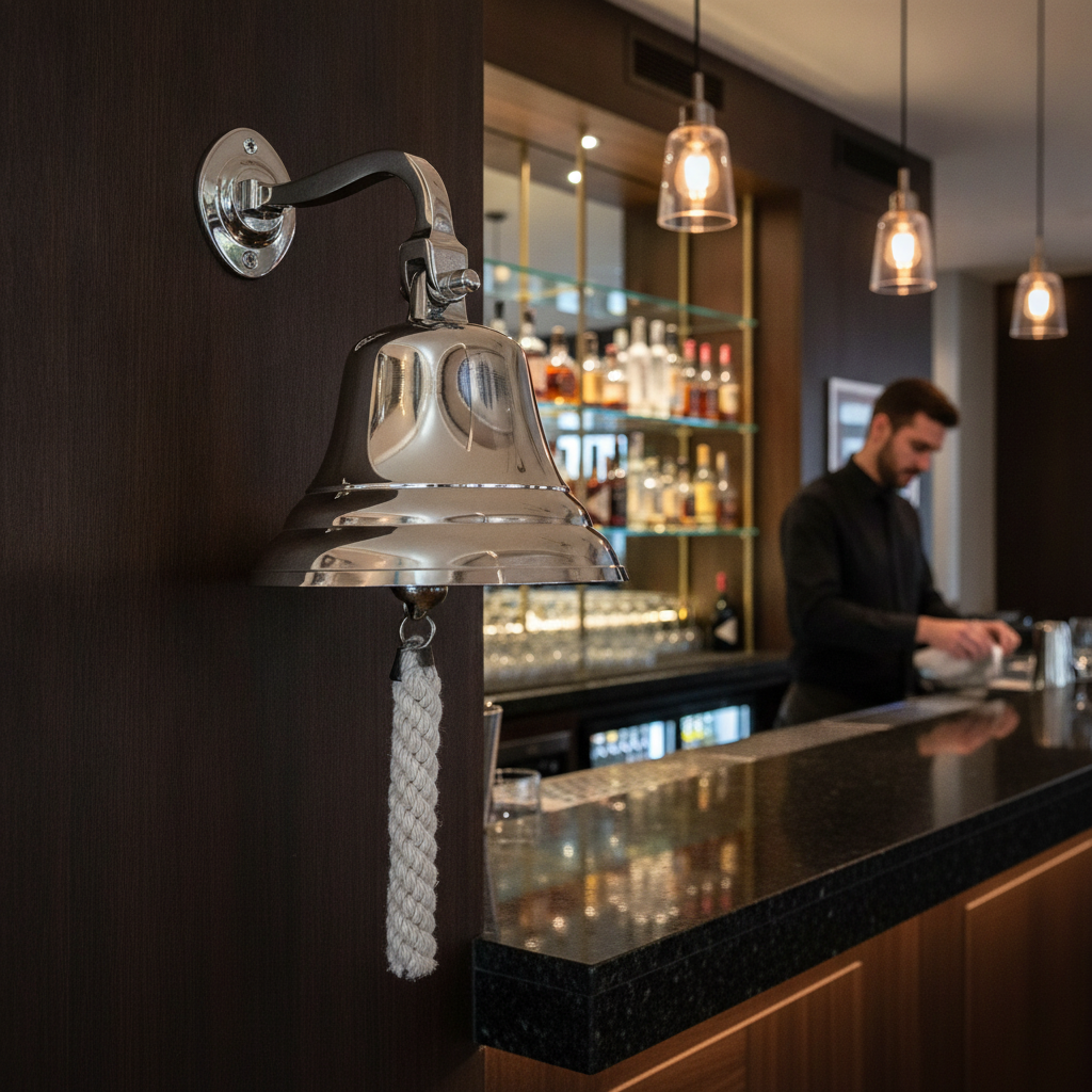 Stainless Steel Last Orders Bell 270mm for Pubs & Bars