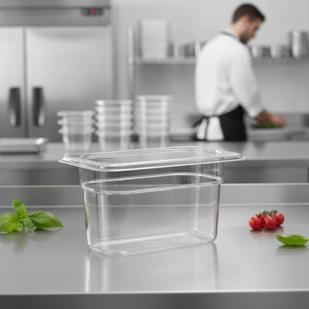 Copolymer Gastronorm Food Tray 850ml for Food Storage