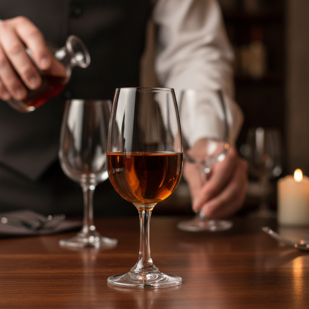 Crystal Port and Sherry Glasses 120ml for Elegant Bar Service (Pack of 6)